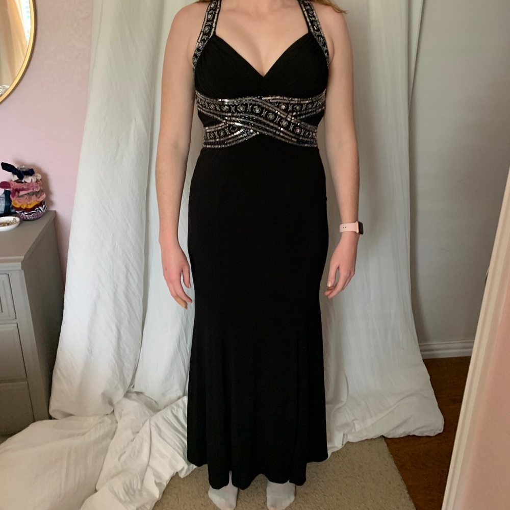 Open Back Prom Dress